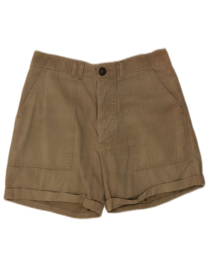 Vintage Mujer Chino Shorts W30 Medio Caqui