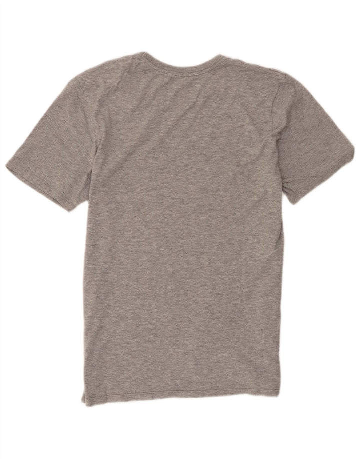 Nike Mens Athletic Cut T-Shirt Top Medium Grey Flecked Cotton