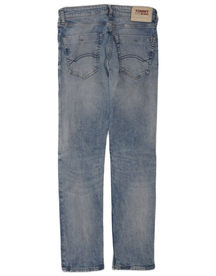 TOMMY HILFIGER Mens Slim Jeans W29 L30 Blue Cotton