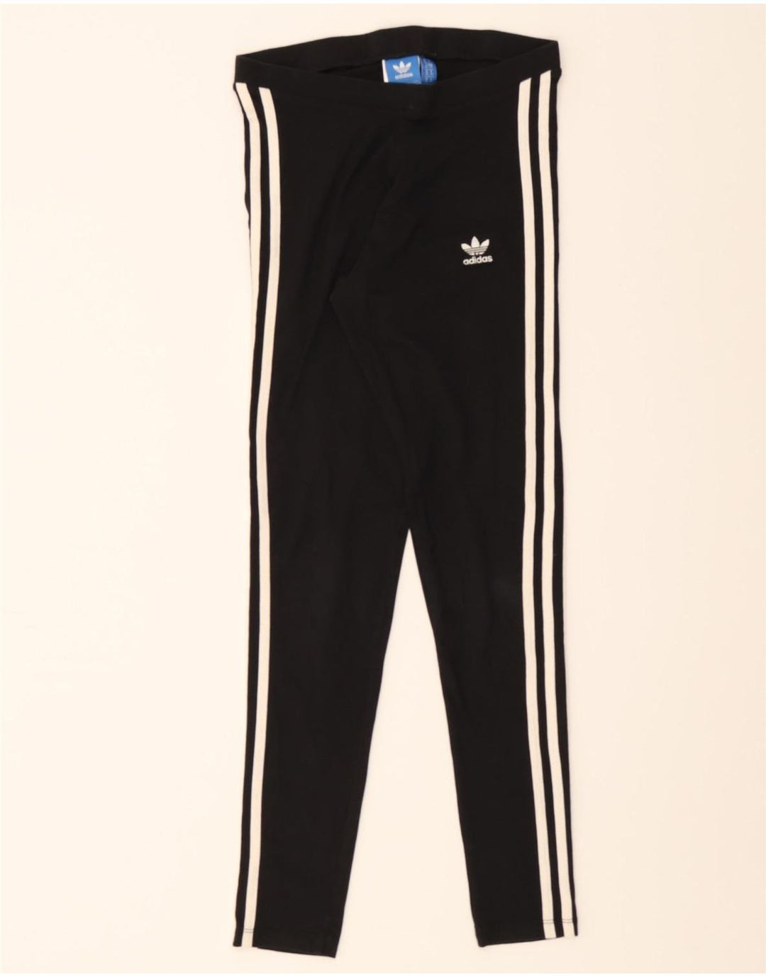 ADIDAS Womens Leggings UK 10 Small  Black Cotton Vintage Adidas and Second-Hand Adidas from Messina Hembry 