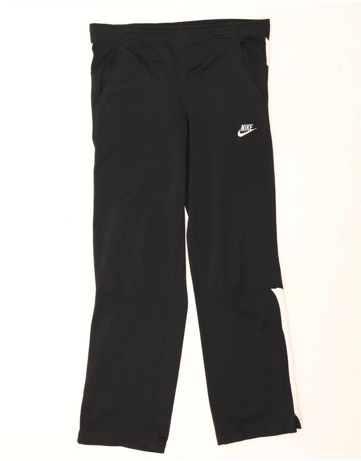 Nike Mens Tracksuit Trousers Small Black Colourblock Polyester
