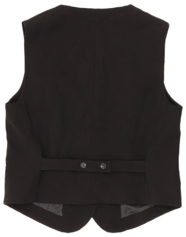 Gilet da donna Zara UK 14 grande poliestere nero