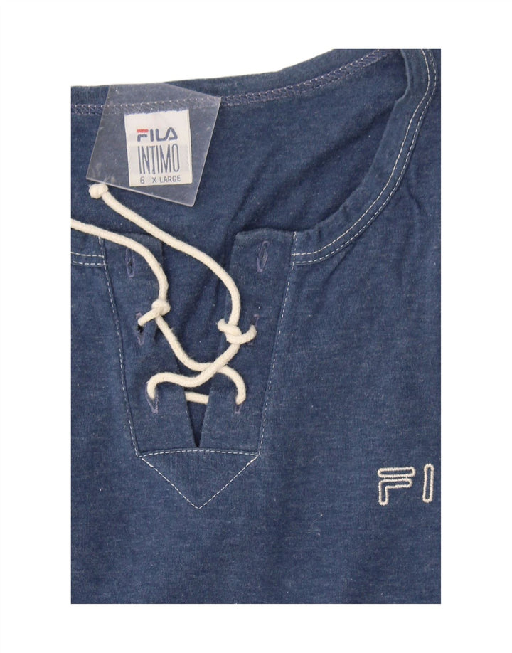FILA Womens T-Shirt Top UK 18 XL Blue