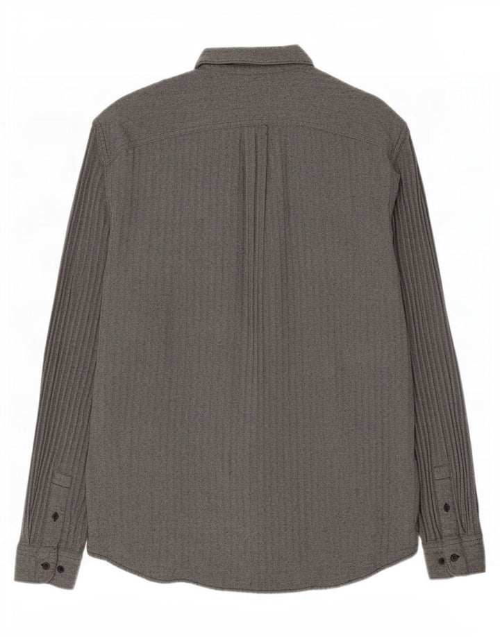 Lee Herre Tall Relaxed Fit skjorte 2XL grå sildebensbomuld