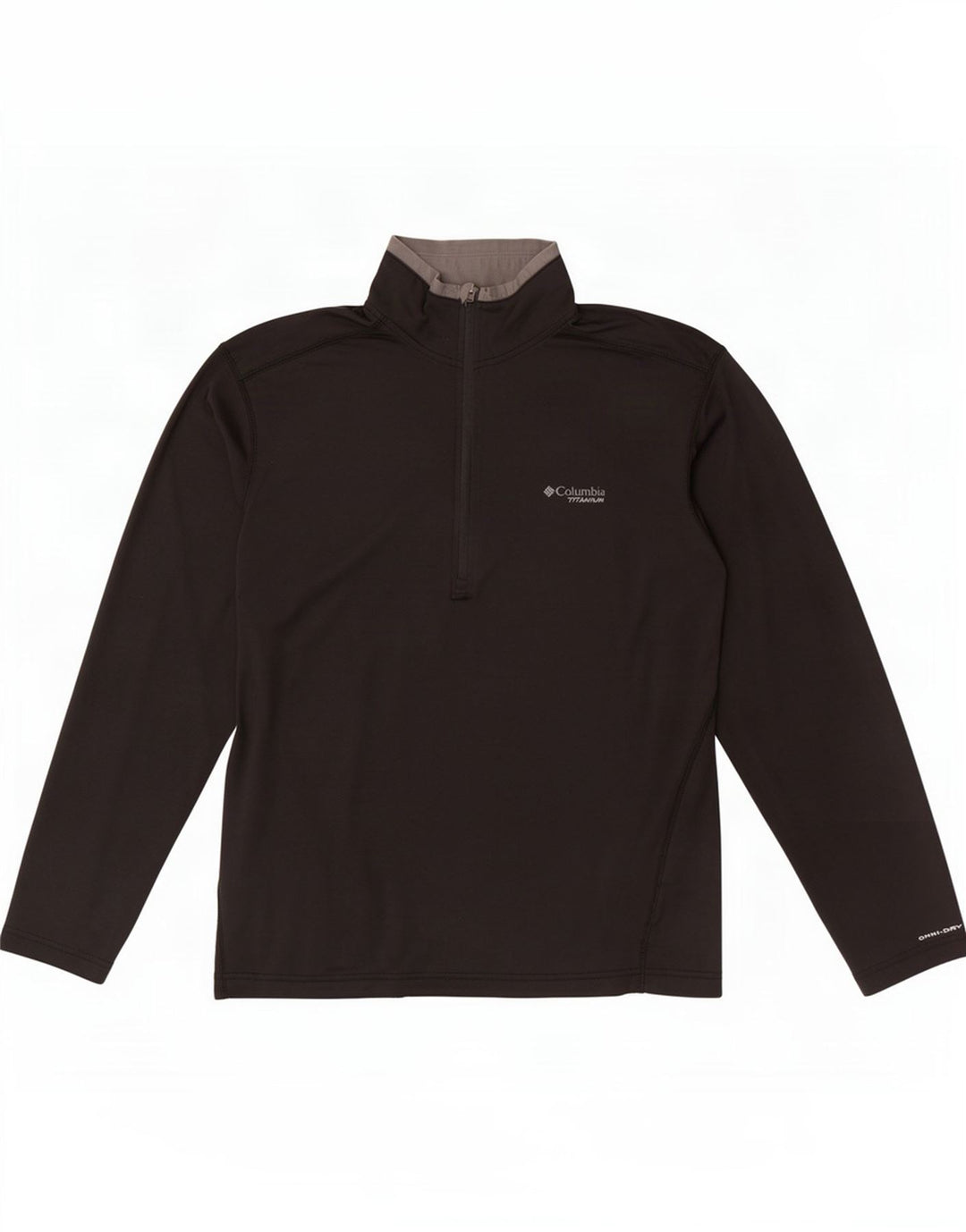 Columbia Haut de Survêtement Omni Dry Zip Neck Homme Noir Moyen
