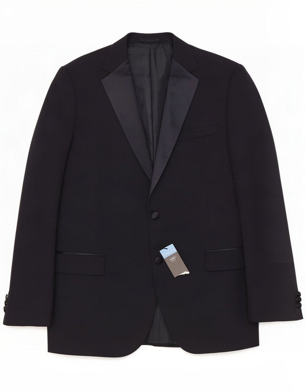 Marks & Spencer Giacca lunga da uomo a 2 bottoni UK 42 XL Blu navy