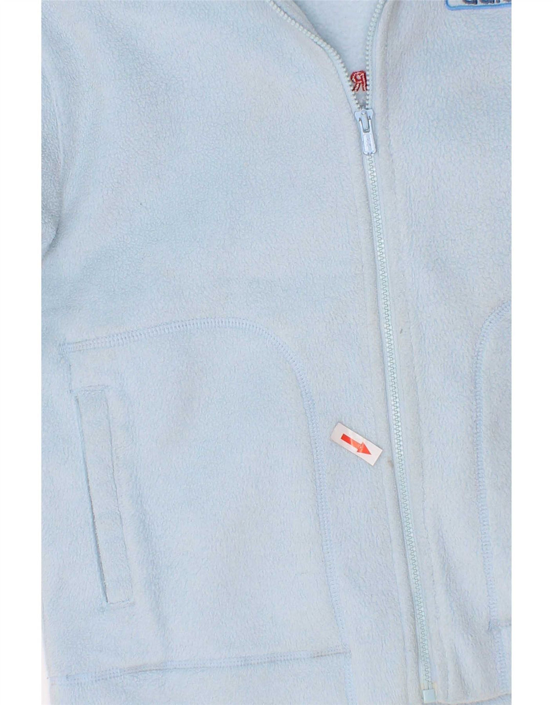 Adidas drenge grafisk fleecejakke 7-8 år Blå Colourblock Polyester