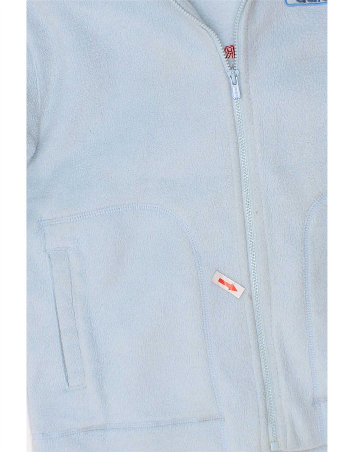 Adidas drenge grafisk fleecejakke 7-8 år Blå Colourblock Polyester