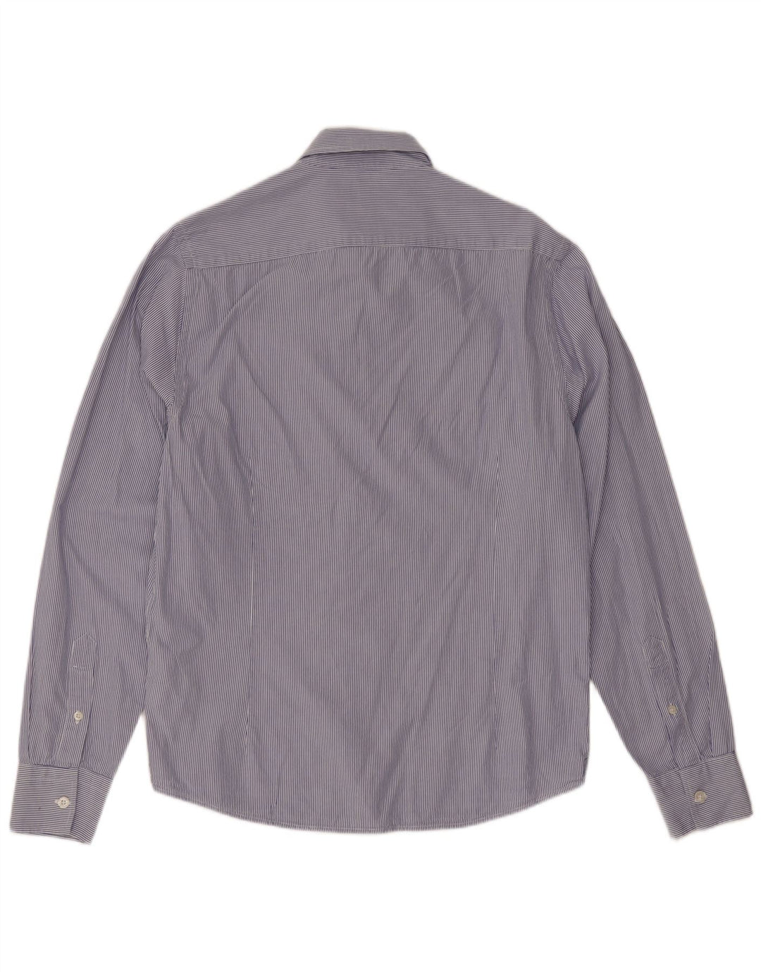 Chemise homme Rifle en coton à fines rayures bleu moyen