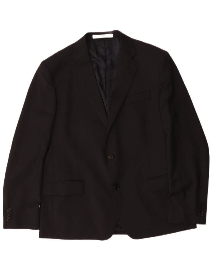 Ferre Veste Blazer 2 Boutons Homme IT 54 2XL Laine Noir