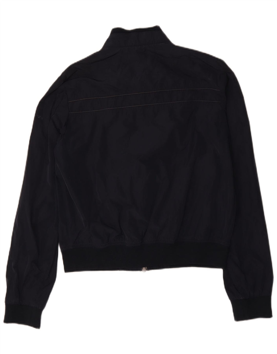 Calvin Klein Jeans Mens Bomber Jacket UK 40 Large Navy Blue Polyester