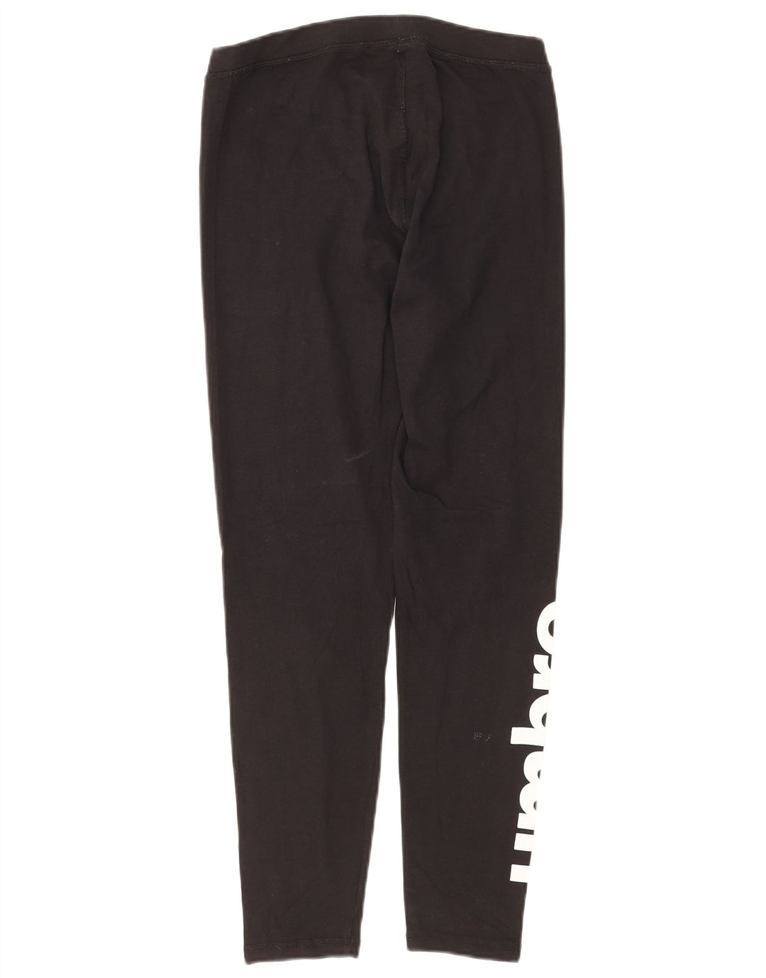 UMBRO Womens Crop Graphic Leggings UK 12 Medium  Black Cotton