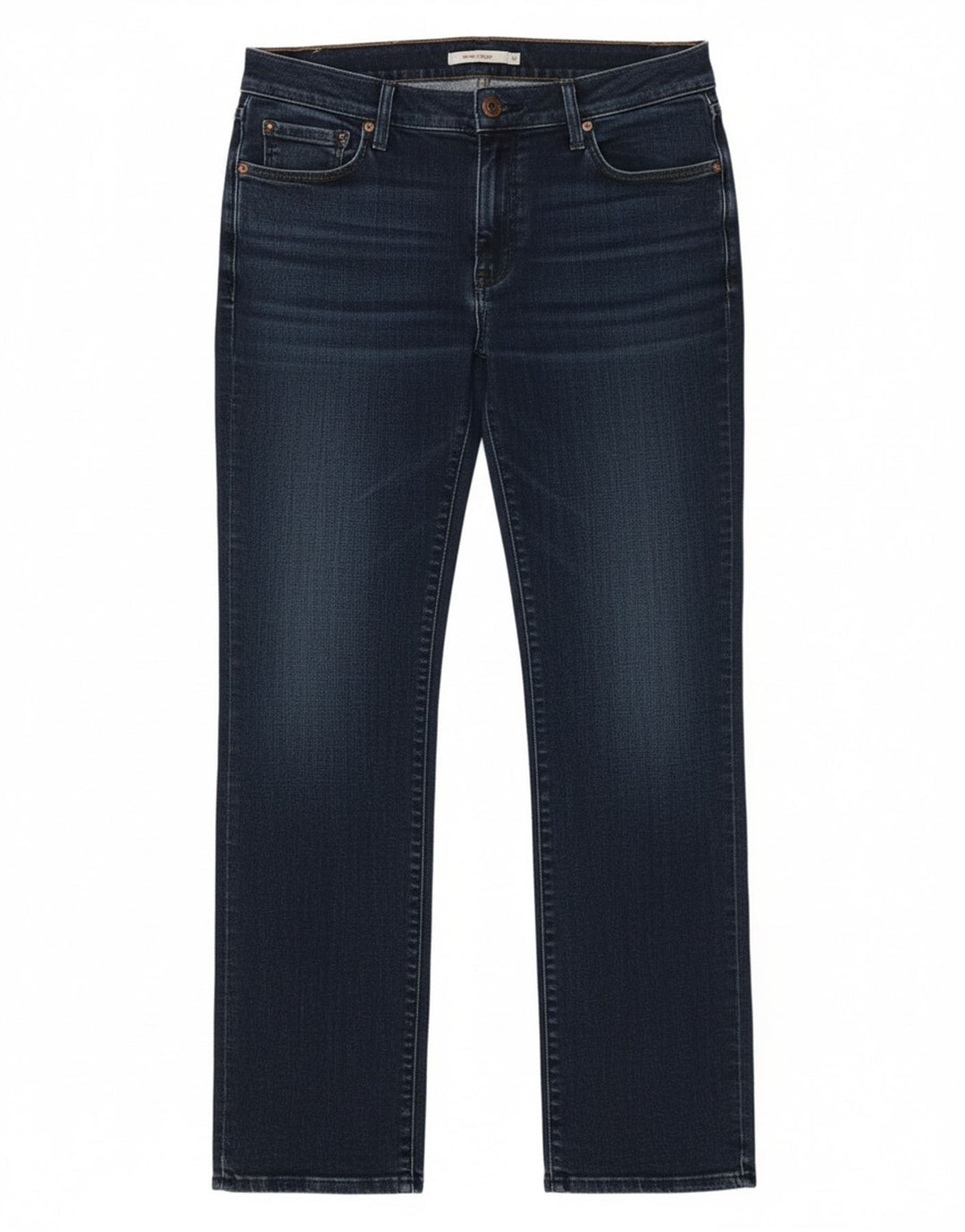 Levi's Dame 505 Straight Jeans W31 L32 Marineblå Bomuld