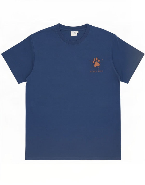 Weird Fish Camiseta gráfica para hombre Top 3XL Algodón azul marino
