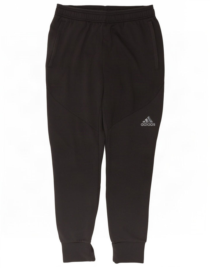 Adidas Mens Climalite Calças de treino Joggers Médio Preto Poliéster