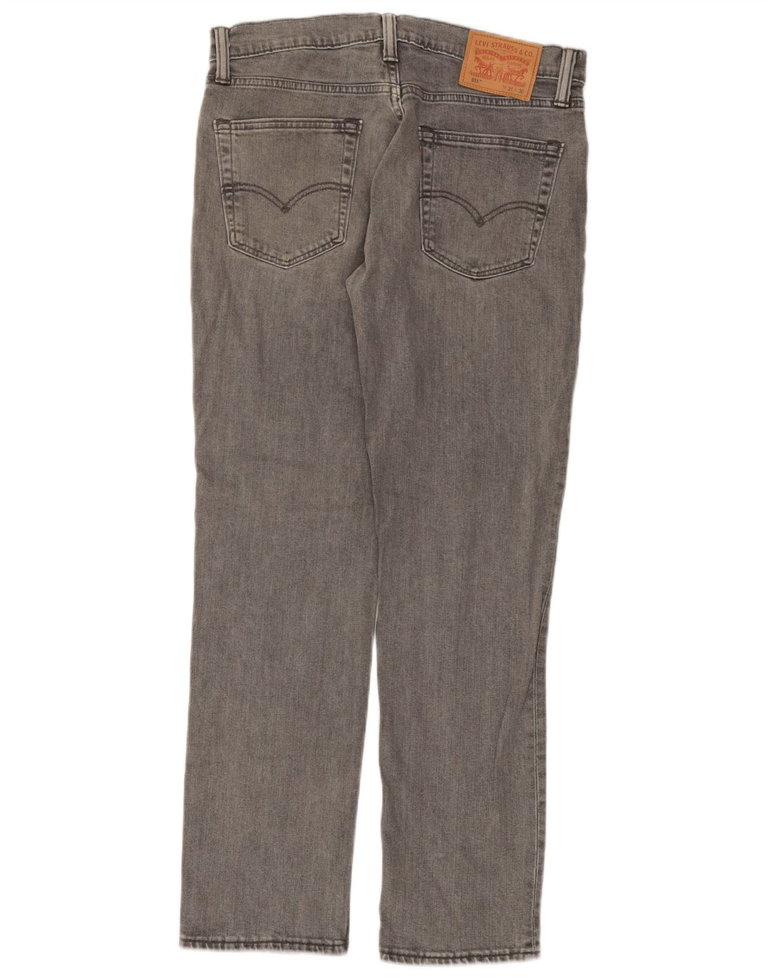 Levi's Mens 511 Slim Jeans W31 L30 Grey Cotton