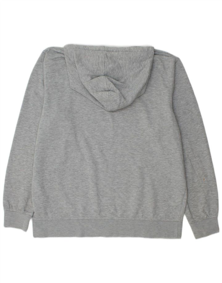 JACK & JONES Grafisk hættetrøje til mænd 2XL Grå polyester