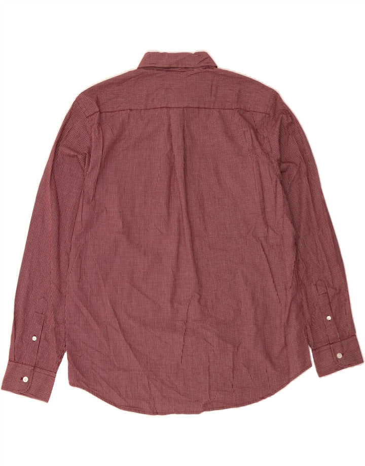 DOCKERS Mens Classic Fit Shirt Large Red Check Cotton Vintage Dockers and Second-Hand Dockers from Messina Hembry 