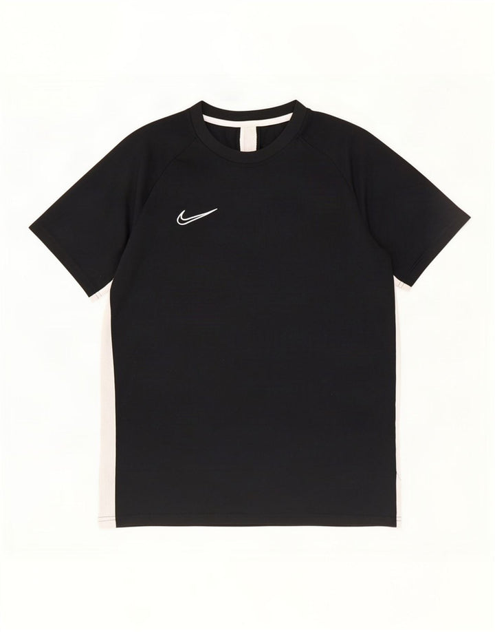 Nike Férfi Dri Fit póló felső nagy fekete Colourblock poliészter