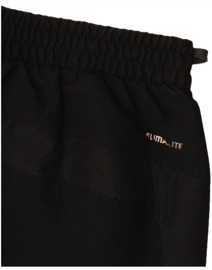 Adidas Mens Climalite Tracksuit Trousers Joggers Medium Black Polyester
