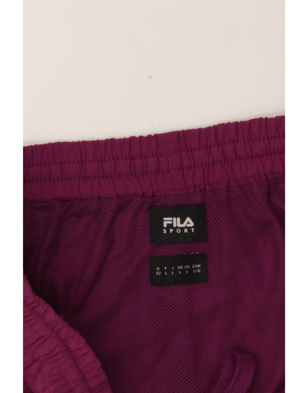 FILA Mens Sport Shorts Large  Purple Vintage Fila and Second-Hand Fila from Messina Hembry 