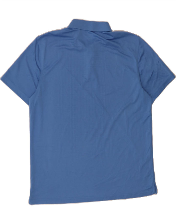 IZOD Mens Polo Shirt Large Blue Polyester Vintage Izod and Second-Hand Izod from Messina Hembry 