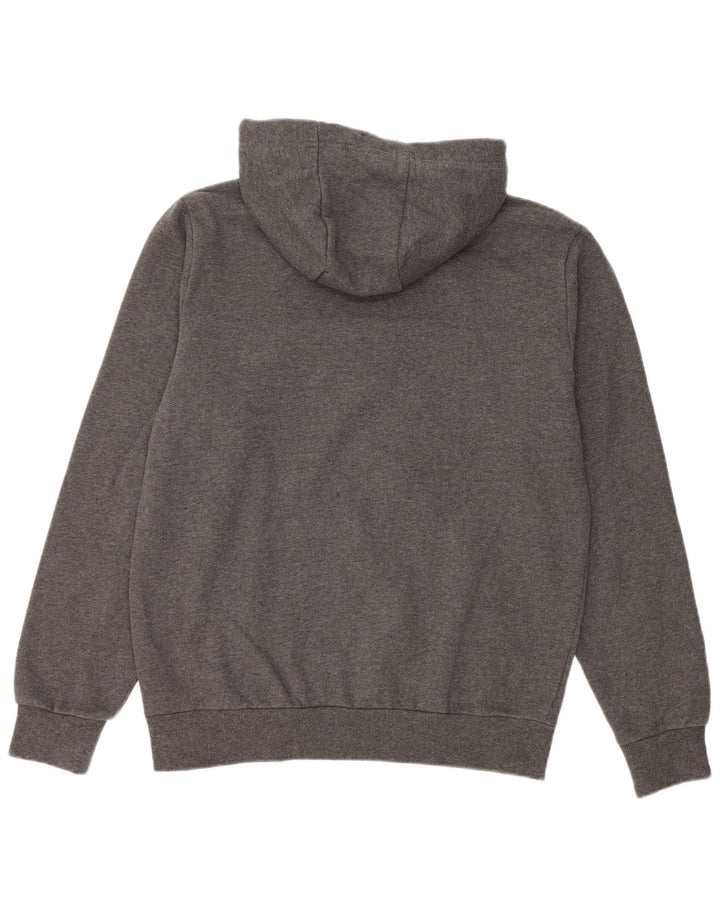 Ellesse Herren-Kapuzenpullover, groß, graue Baumwolle