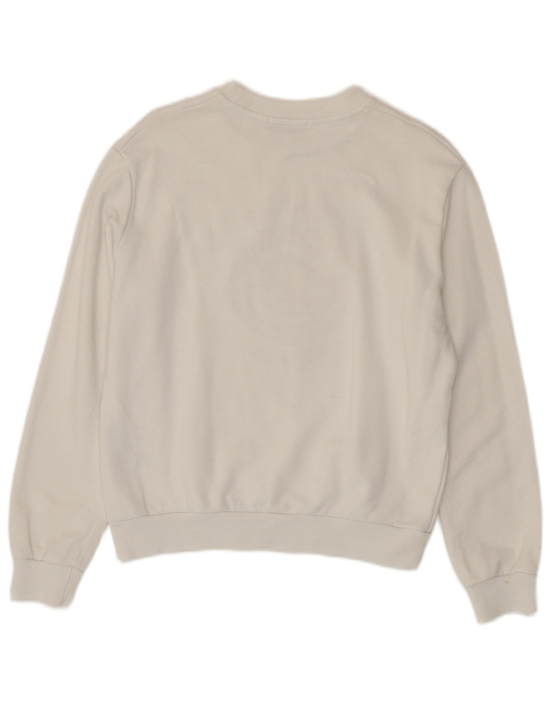 Gaelle Dame Grafisk Oversized Sweatshirt Jumper UK 10 Small White Bomuld