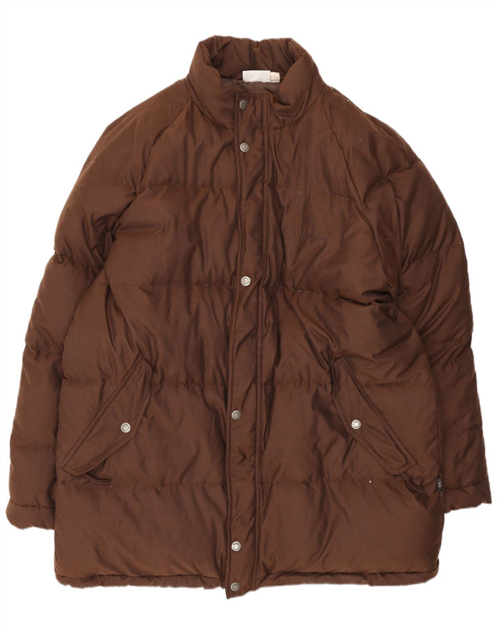 Sergio Tacchini Manteau Rembourré Homme IT 54 2XL Marron Polychlorure