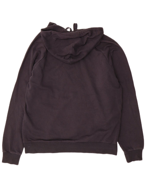 Under Armour Mens Hoodie Jumper Large Black Cotton
