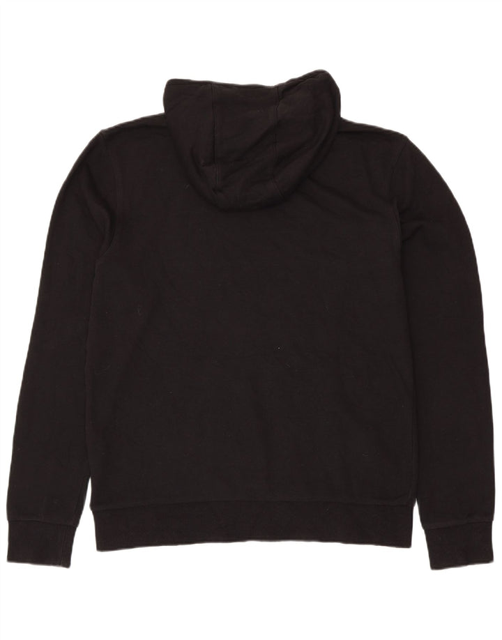 UMBRO Mens Hoodie Jumper Medium Black Cotton