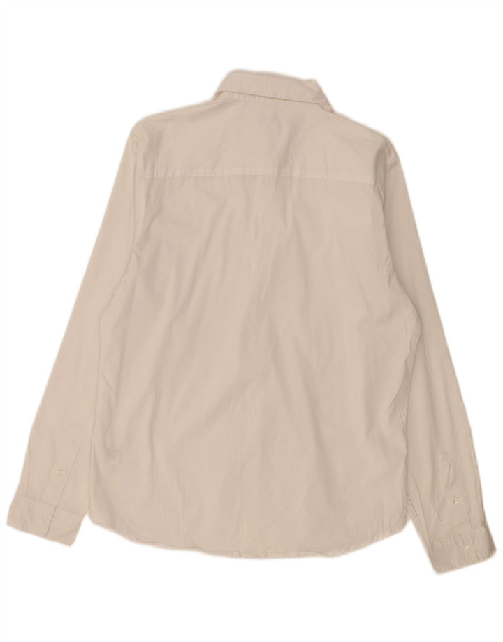 M&Co Chemise Homme Coton Blanc Moyen