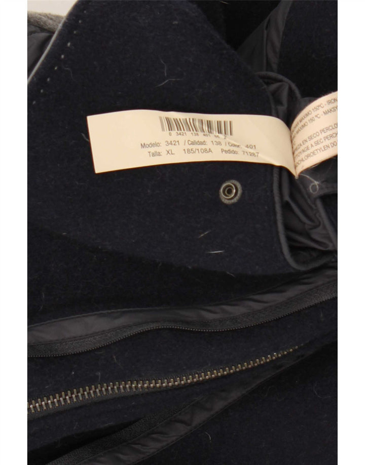 Giacca blazer da uomo a 4 bottoni Massimo Dutti UK 42 XL Lana blu navy