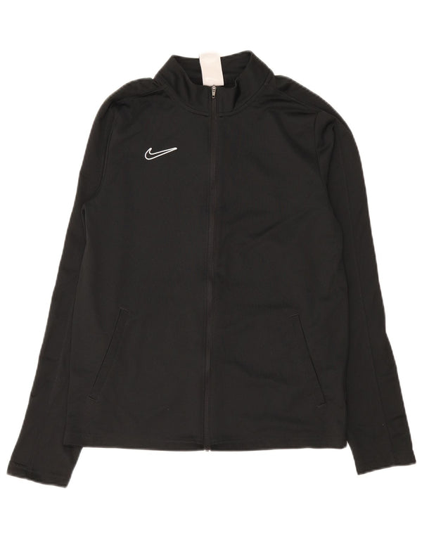 Nike Jungen Dri Fit Regular Trainingsanzug Top Jacke 13–14 Jahre XL Schwarz Sport