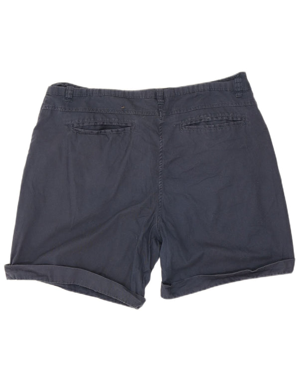 Pantalones cortos informales para mujer Mountain Warehouse UK 44 Large W32 Algodón azul marino