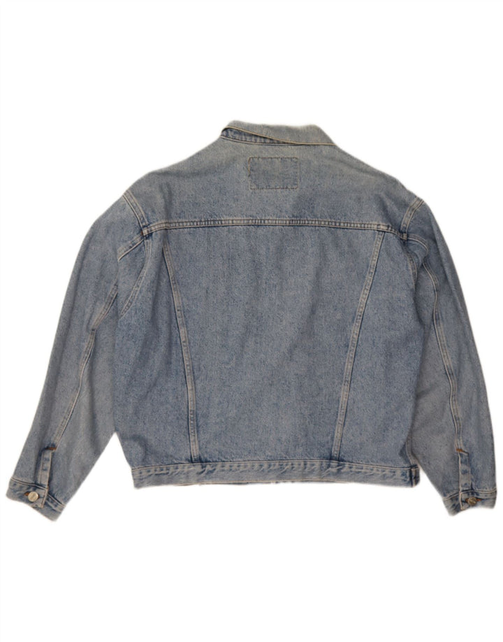 Outsider Herre Denim Jacket UK 40 Large Blue Cotton