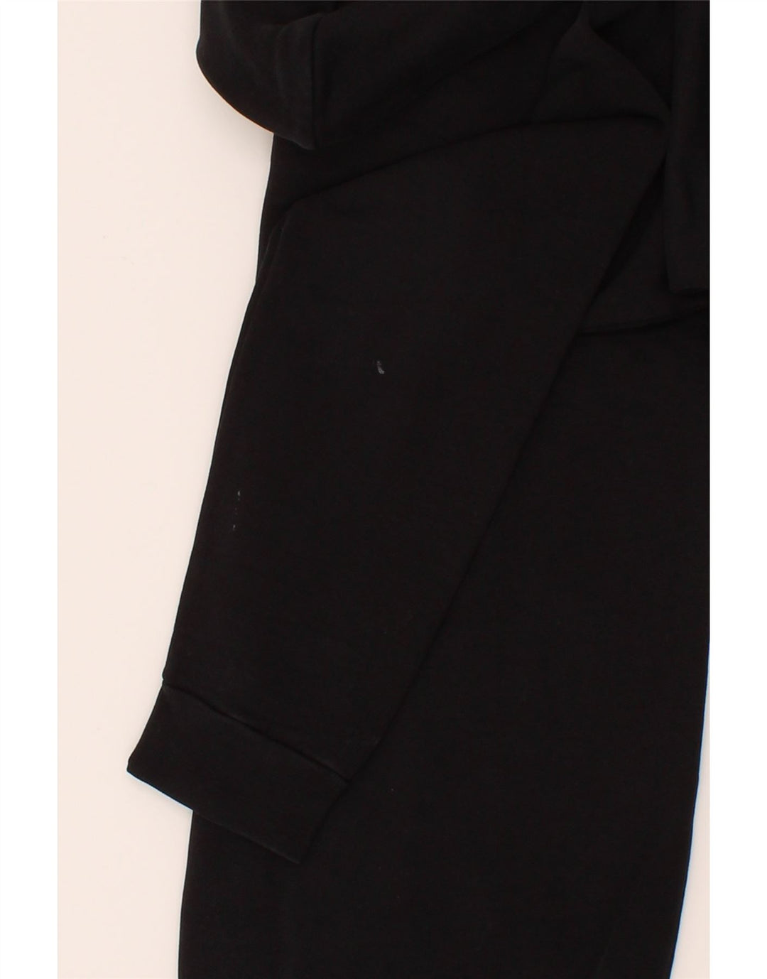 WESC Mens Graphic Hoodie Jumper XS Black Cotton Vintage Wesc and Second-Hand Wesc from Messina Hembry 