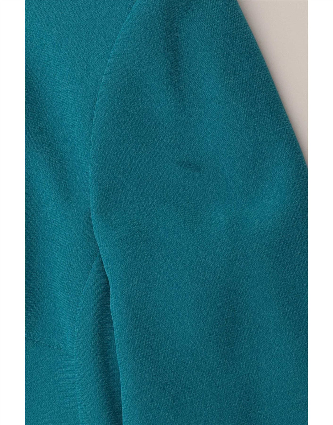Giacca blazer corta da donna vintage UK 12 blu medio