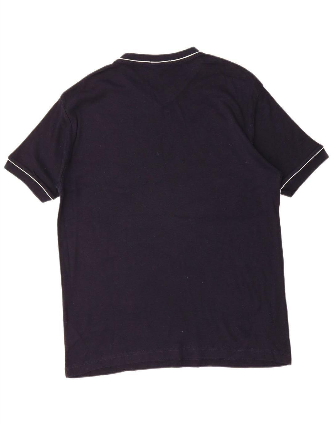MARKS & SPENCER Mens T-Shirt Top Large Navy Blue Cotton