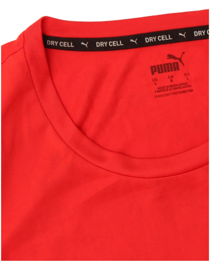 Camiseta Puma Hombre Top Grande Poliéster Rojo