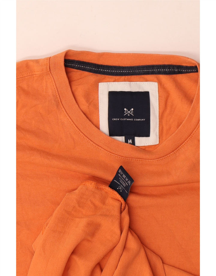 Crew Clothing Herre T-Shirt Top Medium Orange Bomuld