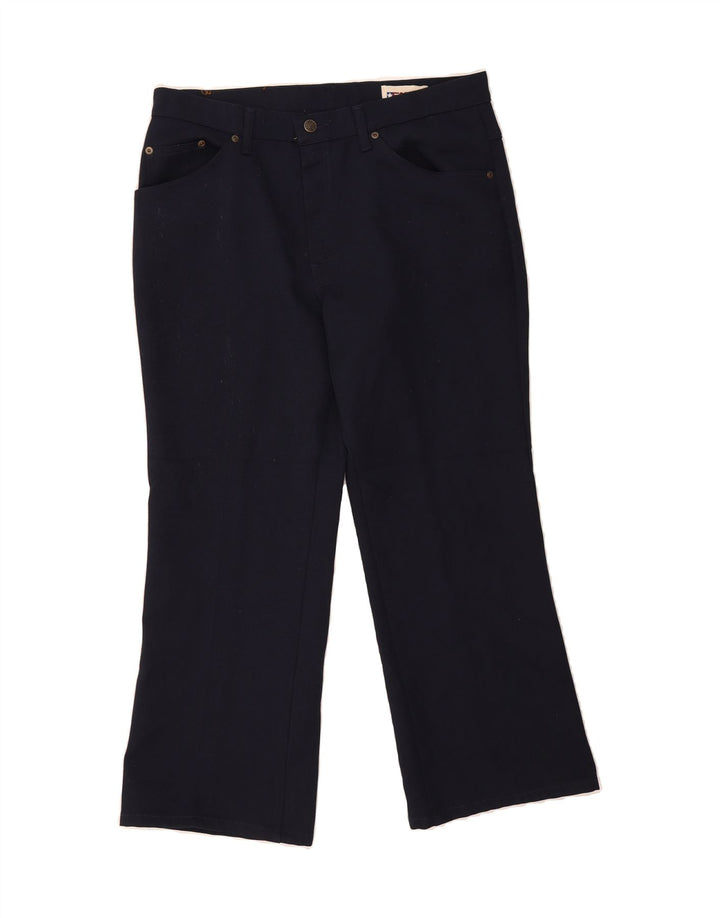FARAH Womens Straight Jeans W34 L29 Navy Blue Vintage Farah and Second-Hand Farah from Messina Hembry 