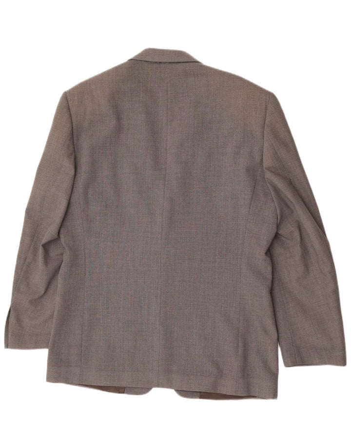 Cacharel Chaqueta tipo blazer de 2 botones para hombre UK 38 Gris medio