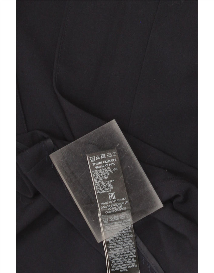 Giacca blazer aperta con maniche a 3/4 Marks & Spencer da donna UK 22 3XL Blu navy