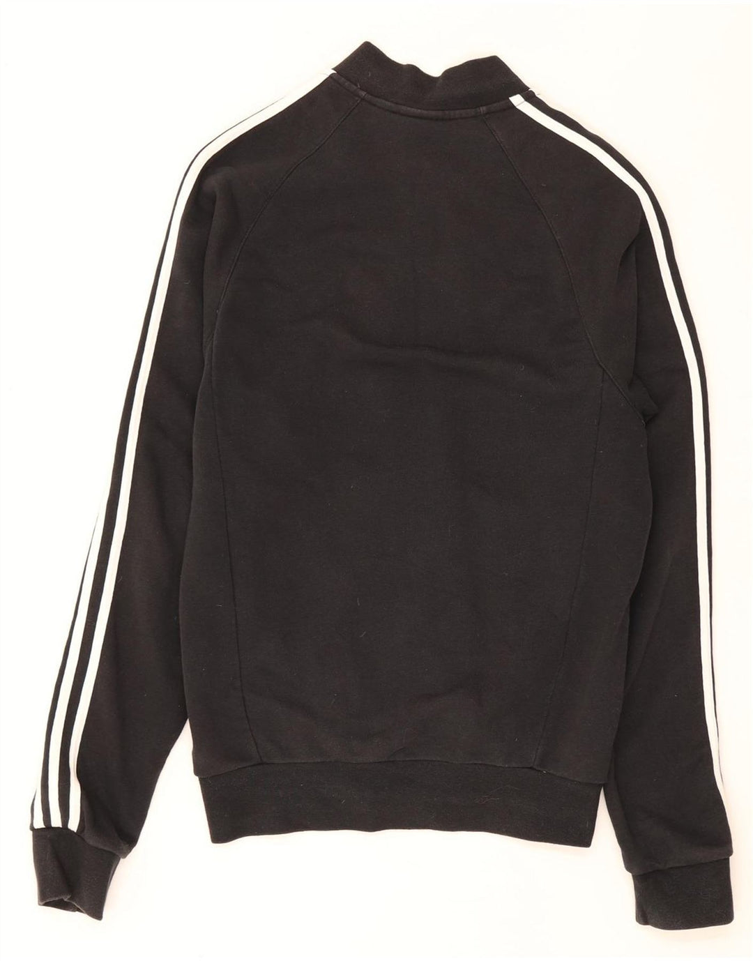 Giacca da ginnastica da uomo Adidas piccola in cotone nero