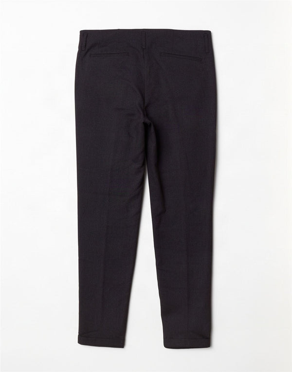 Zara Γυναικείο ίσιο παντελόνι Chino Small W26 L28 Navy Blue Polyester