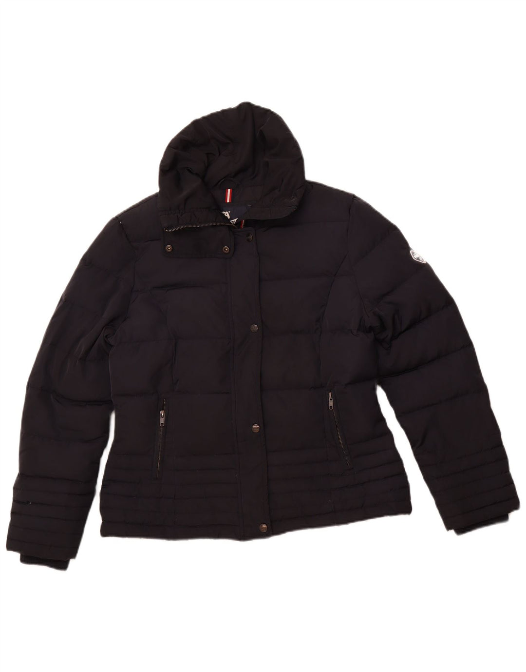 Женская стеганая куртка PUFFA UK 16, большая, черная, полиэстер
