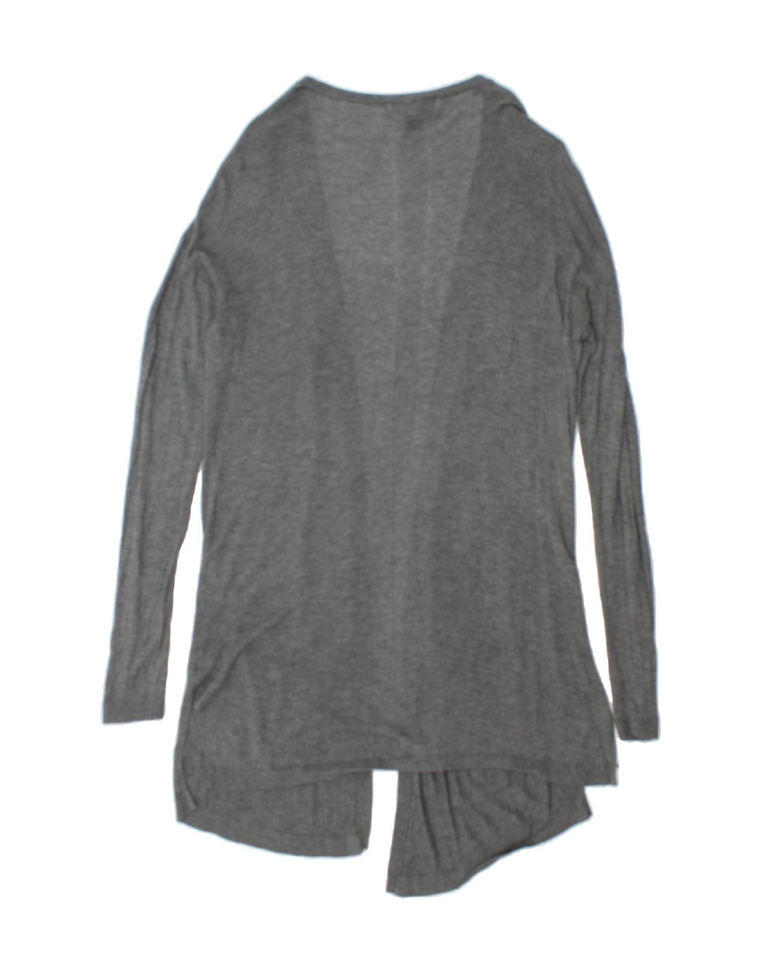 MOSSIMO Womens Longline Open Cardigan Sweater UK 16 Large Grey Rayon Vintage Mossimo and Second-Hand Mossimo from Messina Hembry 