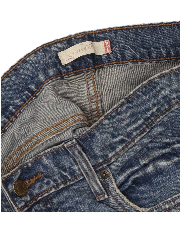 Levi's Womens Curvy Straight Jeans W34 L31  Blue