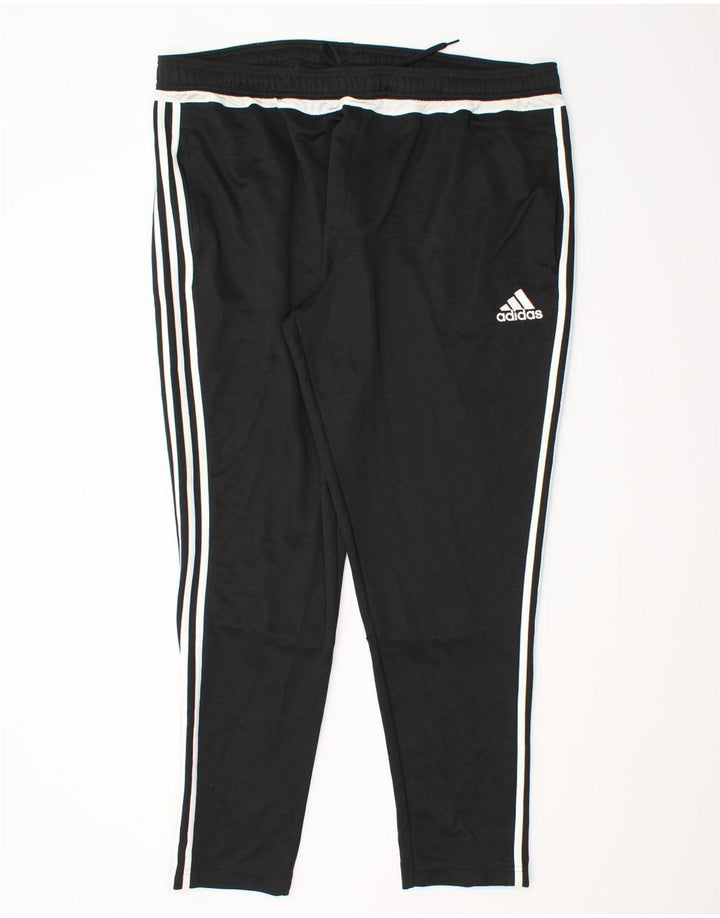 Adidas Mens Climacool Tracksuit Trousers 2XL  Black Polyester